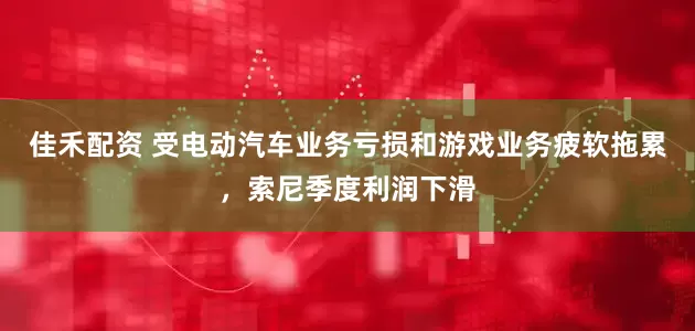 佳禾配资 受电动汽车业务亏损和游戏业务疲软拖累，索尼季度利润下滑